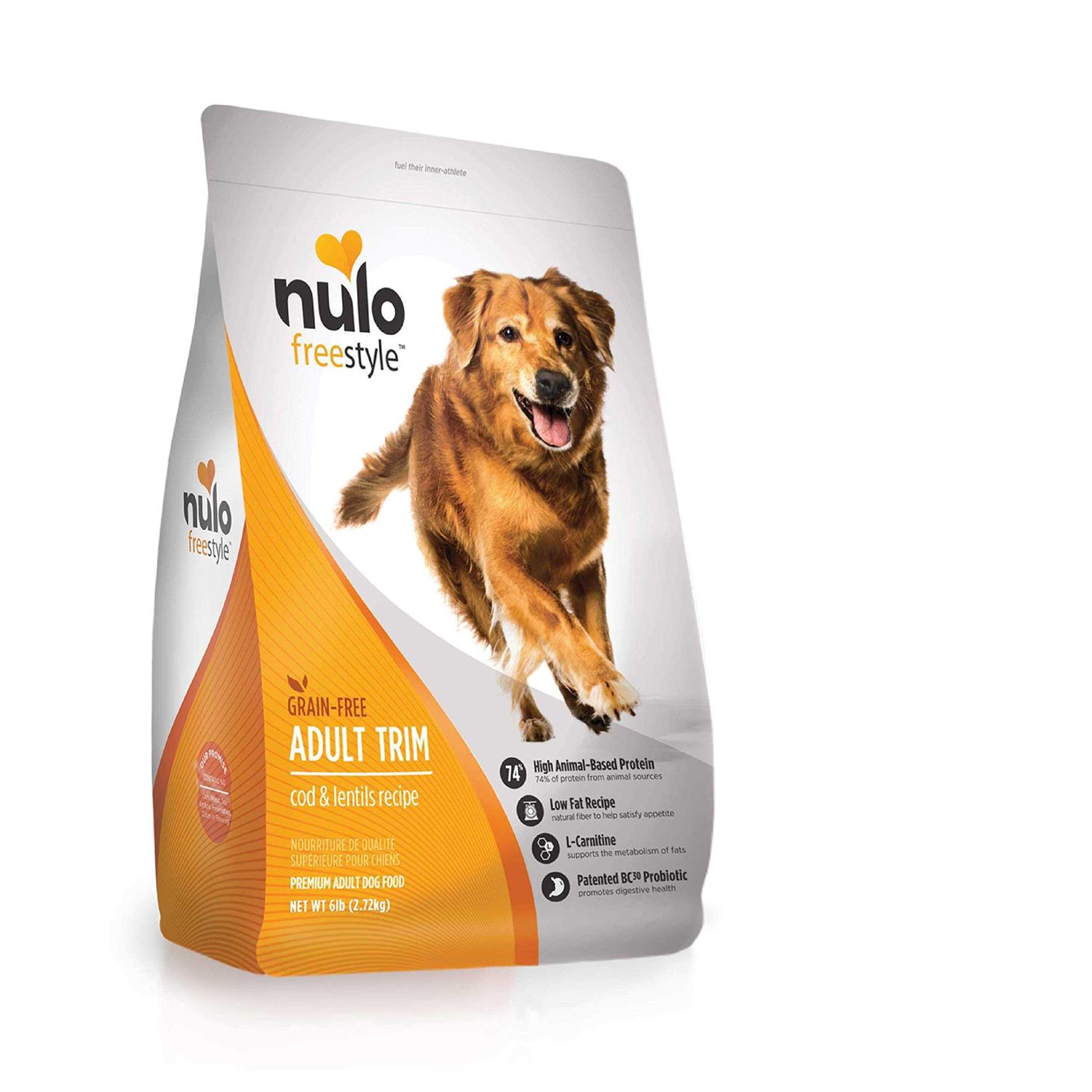 Nulo Freestyle Grain Free Adult Trim Cod & Lentils Recipe Dry Dog Food