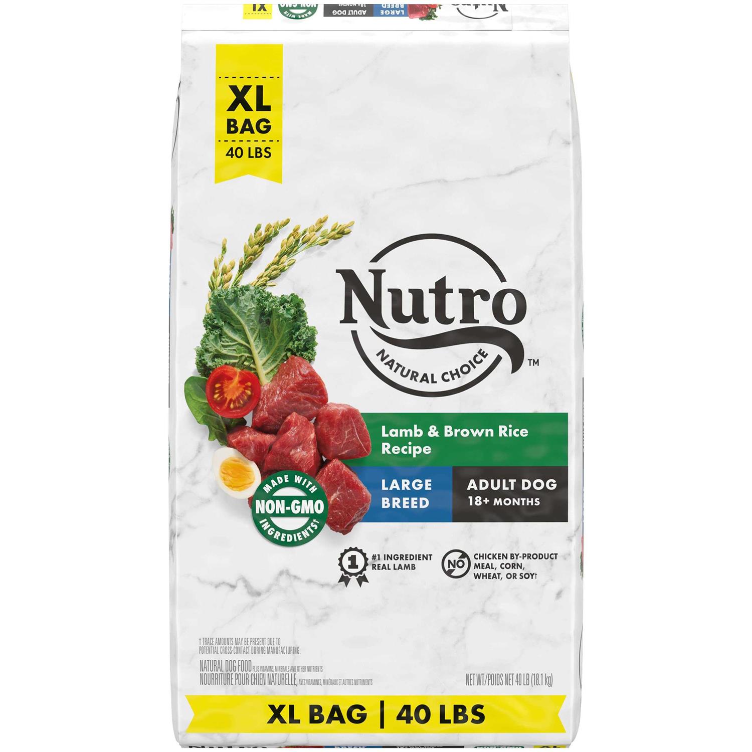 Nutro Natural Choice Large Breed Adult Lamb & Rice Dry Dog Food