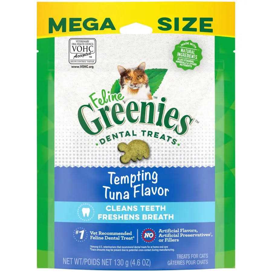 Feline Greenies Oven Roasted Chicken Flavor Dental Cat Treats