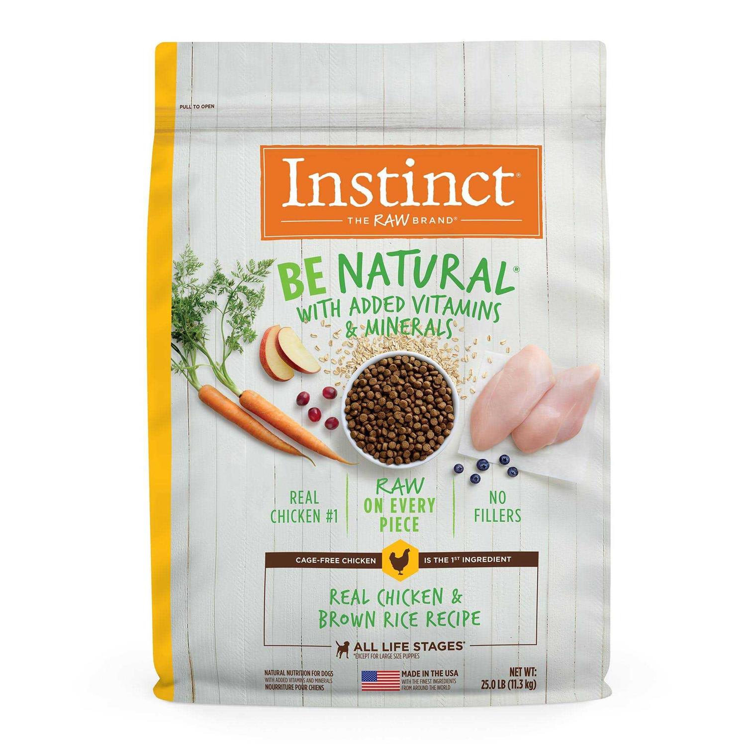 Instinct Be Natural Chicken & Brown Rice Recipe Dry Dog Food