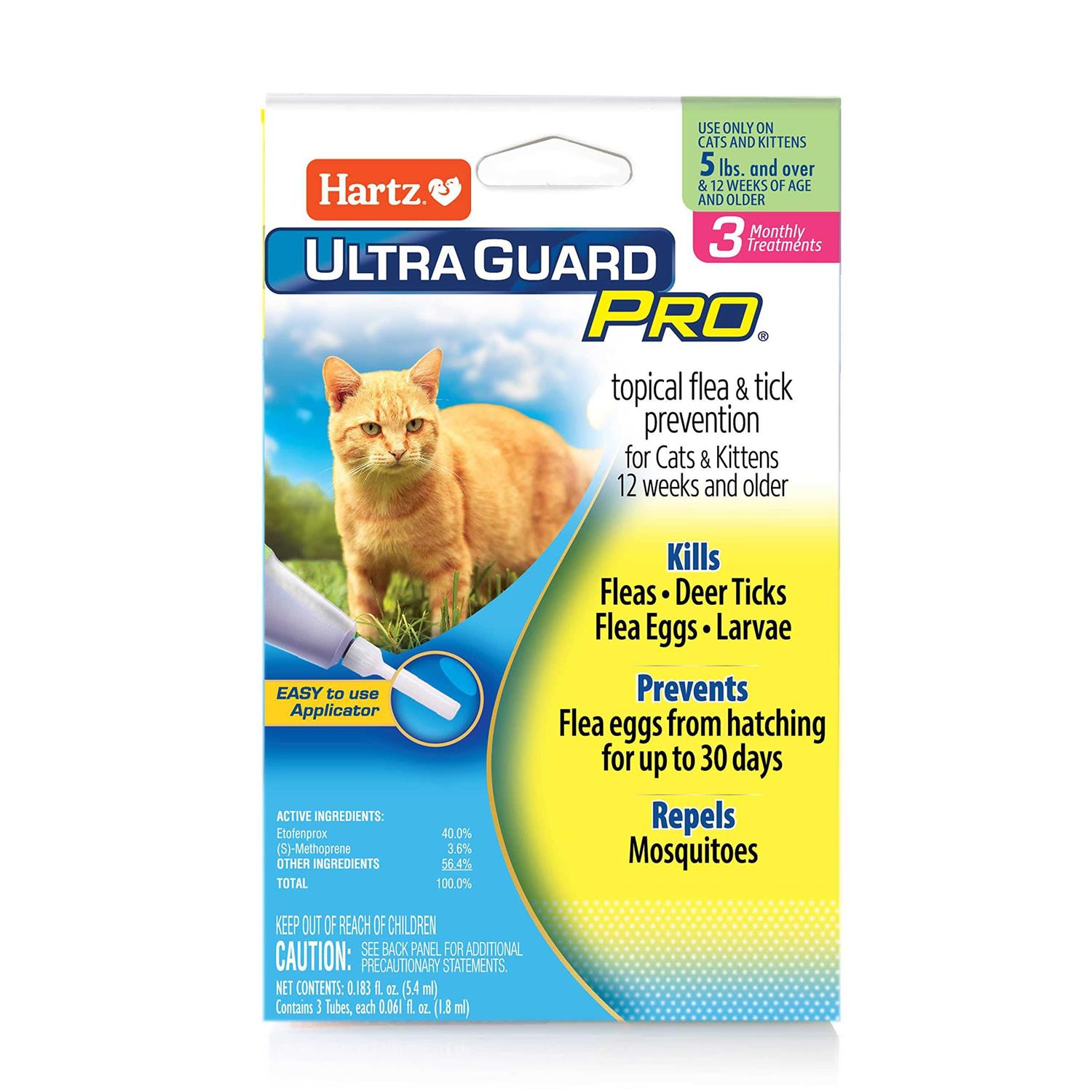 Hartz Ultraguard Pro Topical Flea & Tick Prevention For Cats