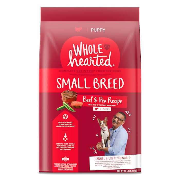 WholeHearted Grain Free Breed Beef Pea Recipe Dry Puppy Food