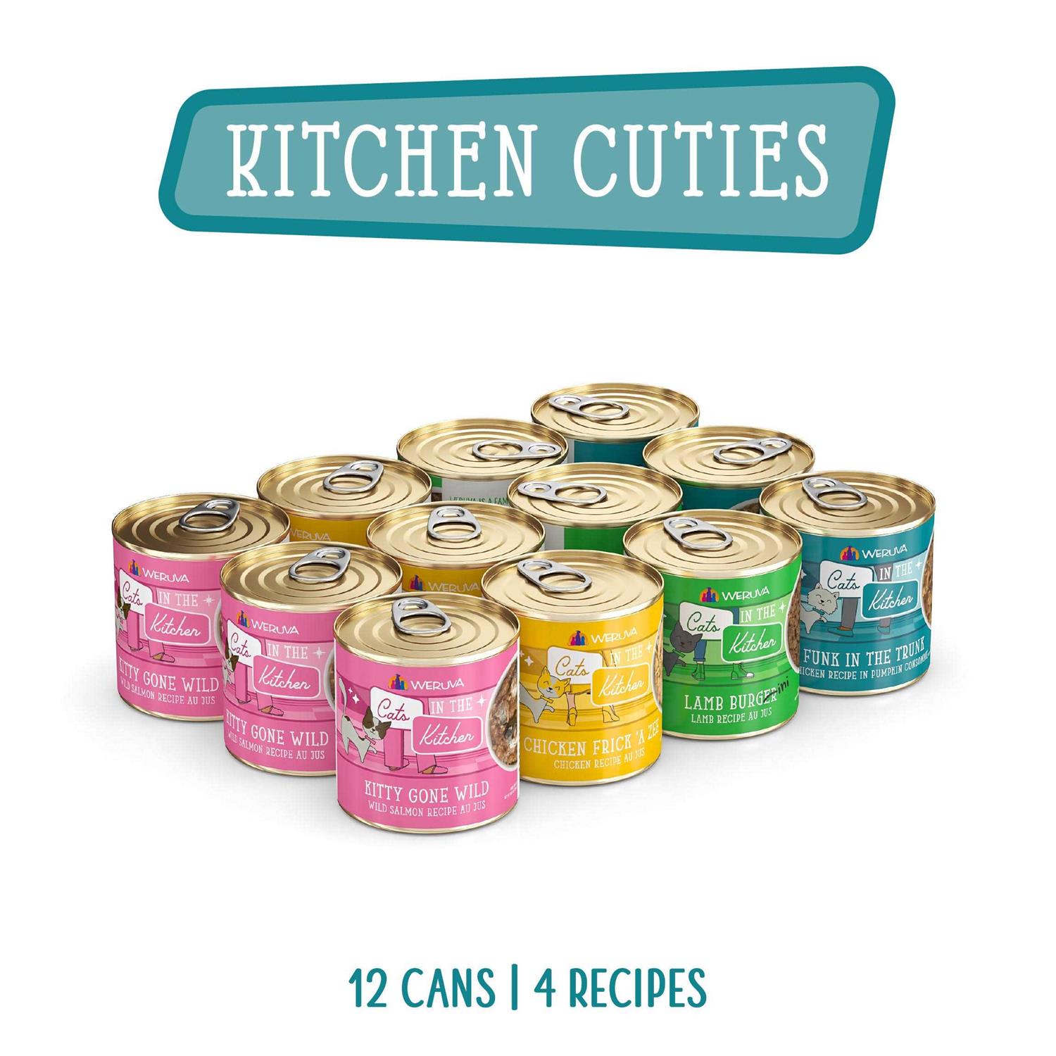 Weruva Cats in the Kitchen Cuties Cat Food Variety Pack