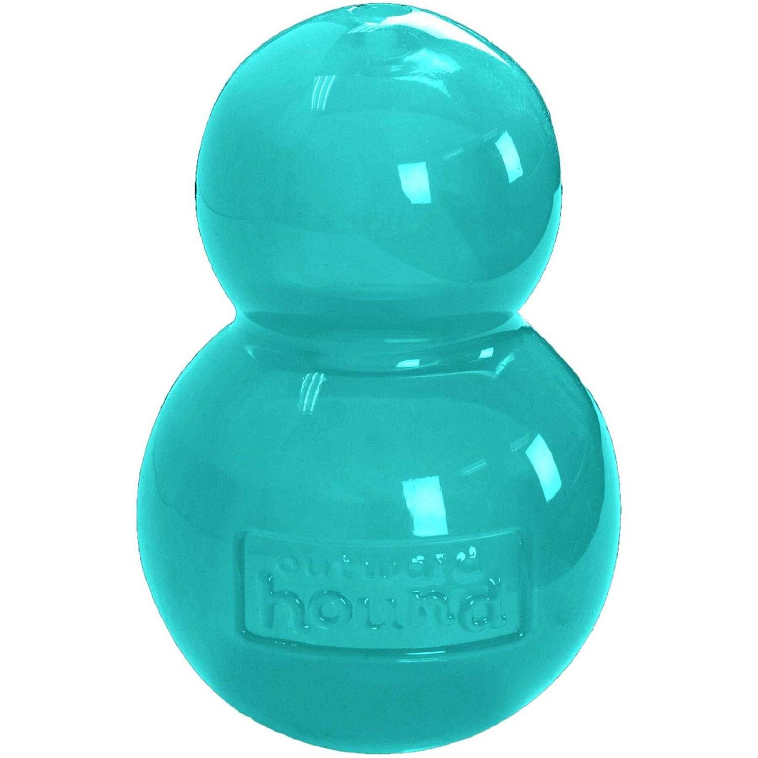 Outward Hound Double-Tuff Treat Stuffer Green Dog Toy