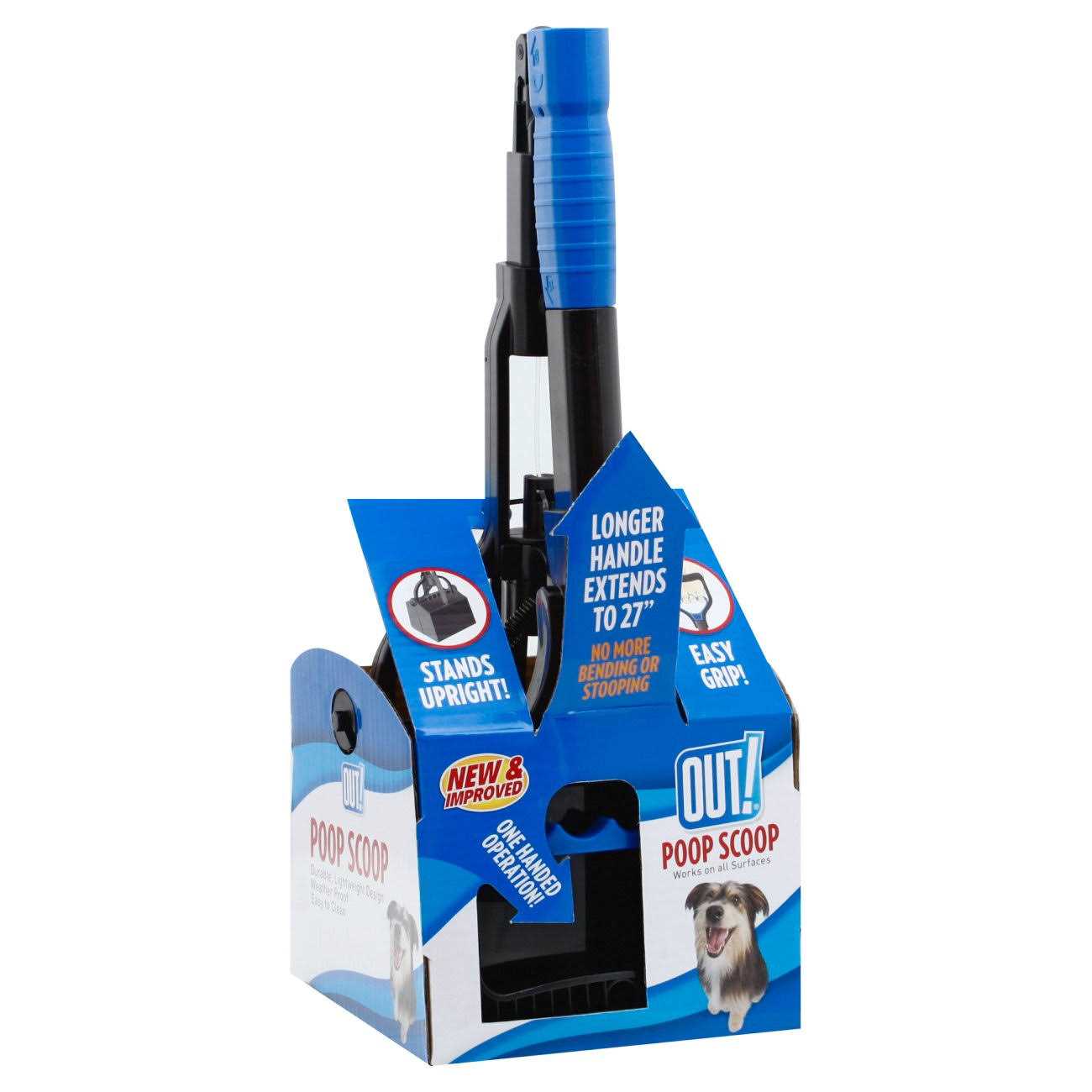 Out! One Handed Dog Poop Scoop