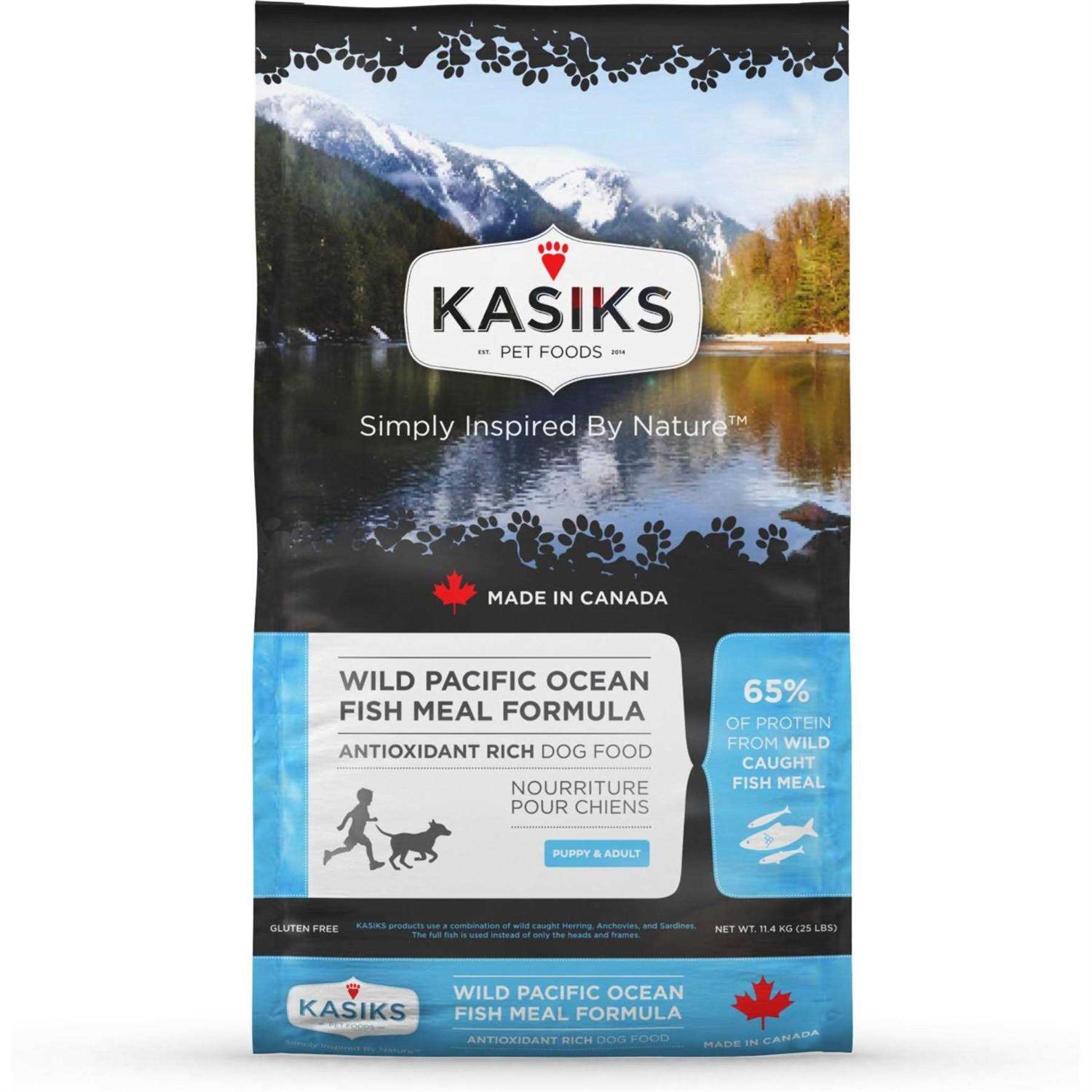 Kasiks Wild Pacific Ocean Fish Meal Formula Grain-Free Dry Dog Food