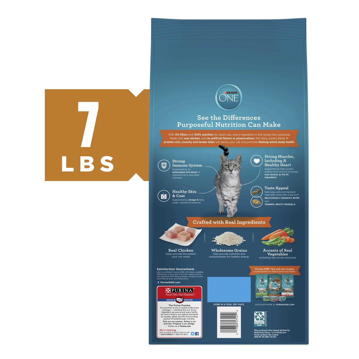Purina ONE Tender Selects Blend Dry Cat Food With Real Chicken