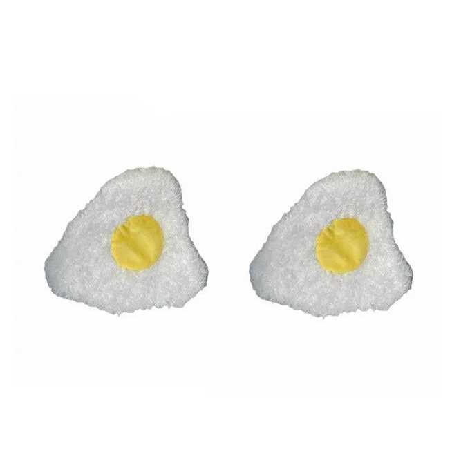 Piggy Poo and Crew Chicken and Egg Paper Crinkle Squeaker Toys