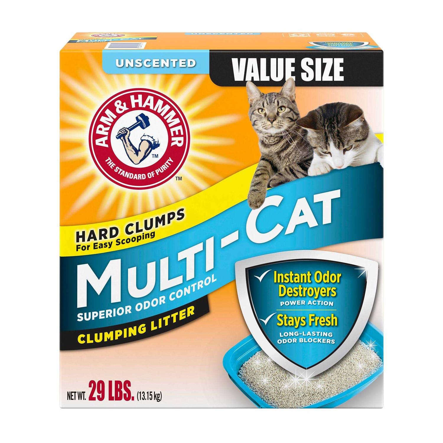 Arm & Hammer Multi Cat Clumping Litter Unscented