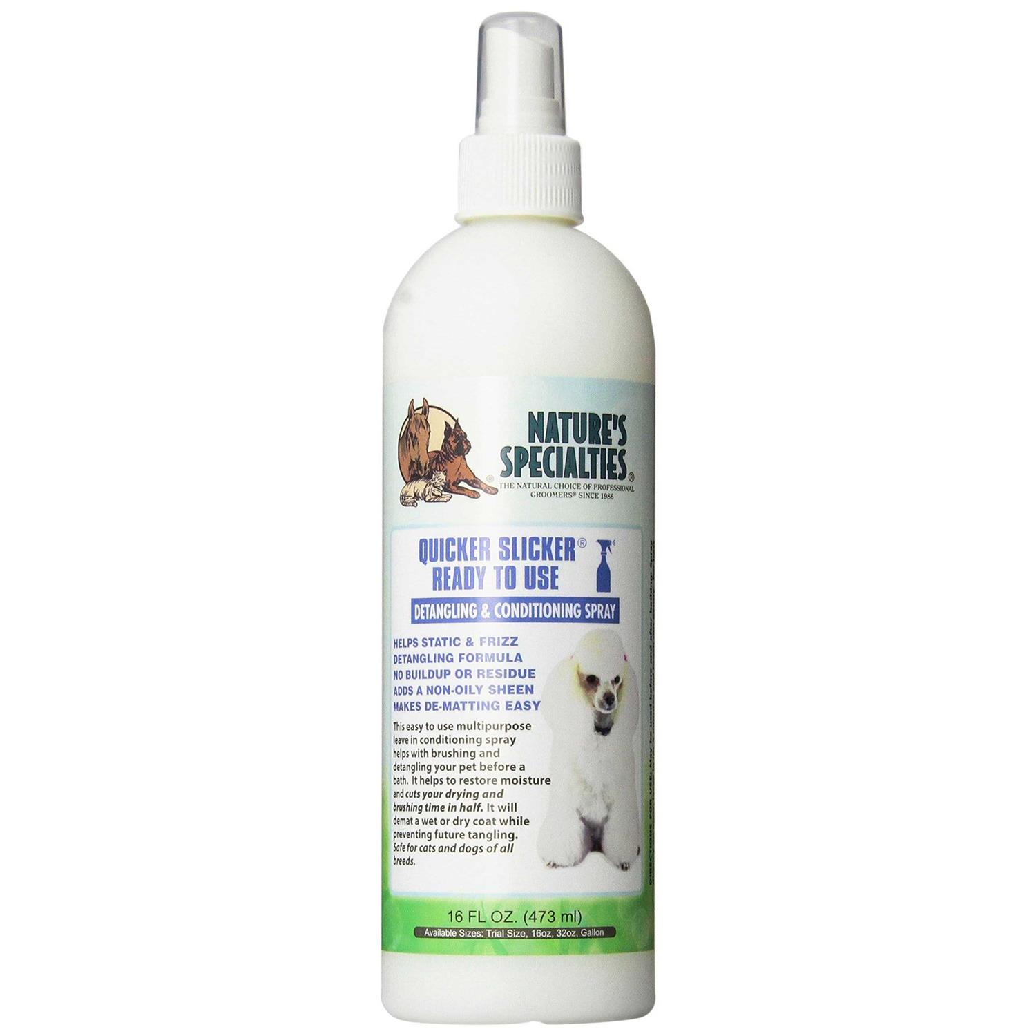 Nature’s Specialties Quicker Slicker Ready to Use Pet Conditioner