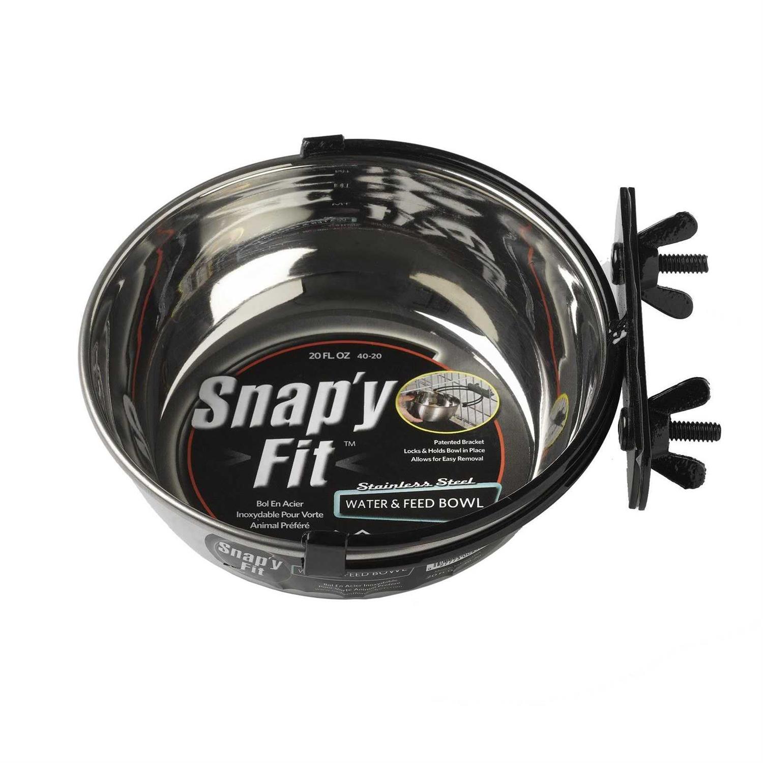 Midwest Snap’y Fit Stainless Steel Bowl
