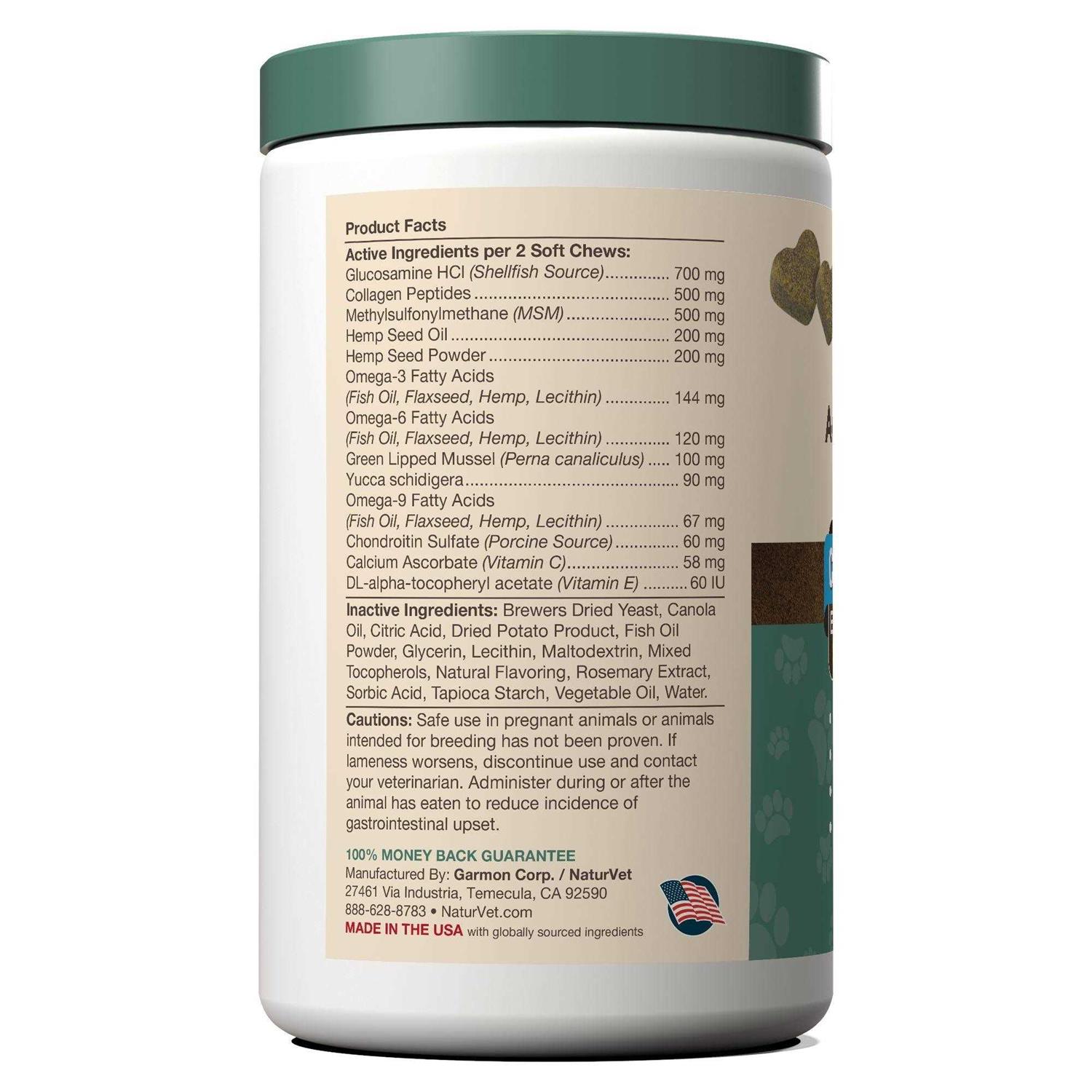 NaturVet Hemp Advanced Joint Health
