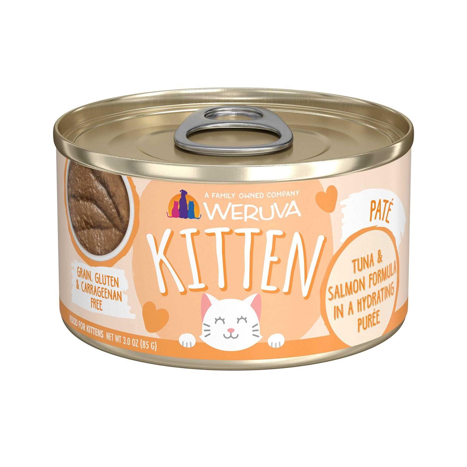 Weruva Kitten Tuna & Salmon Formula in a Hydrating Puree Cat Food