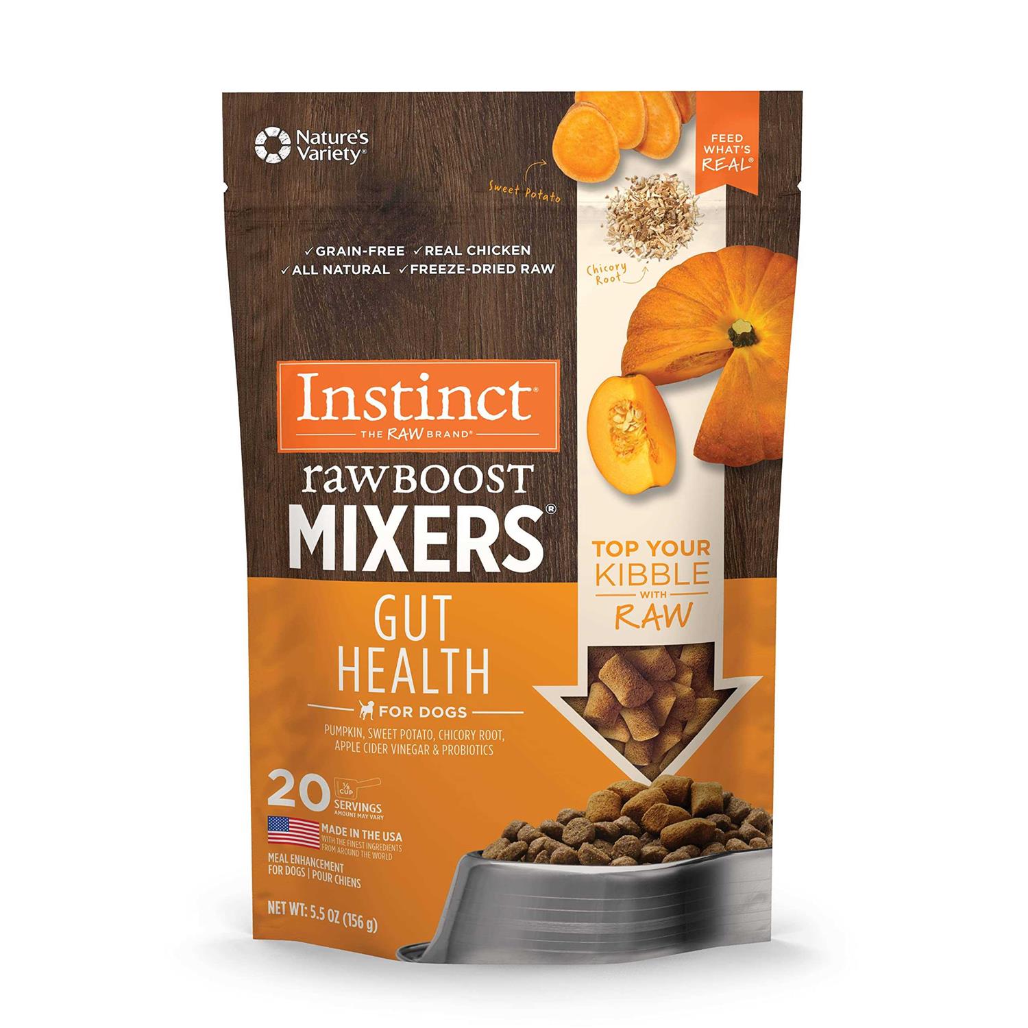 Instinct Freeze-Dried Raw Boost Mixers Grain-Free Dog Food Topper