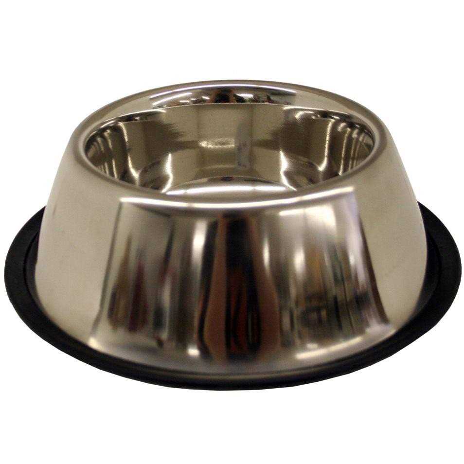 Indipets Stainless Steel No Tip Dish 32oz for Long Eared Dogs