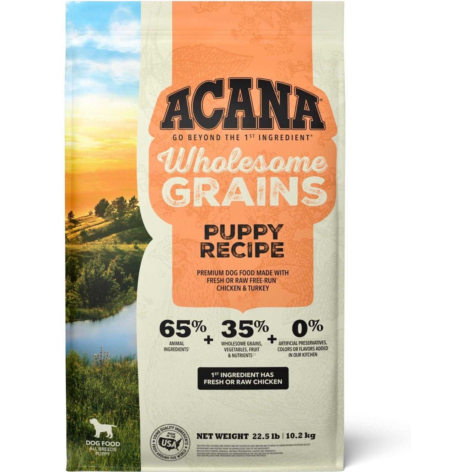 Acana Wholesome Grains Puppy Recipe Dry Dog Food