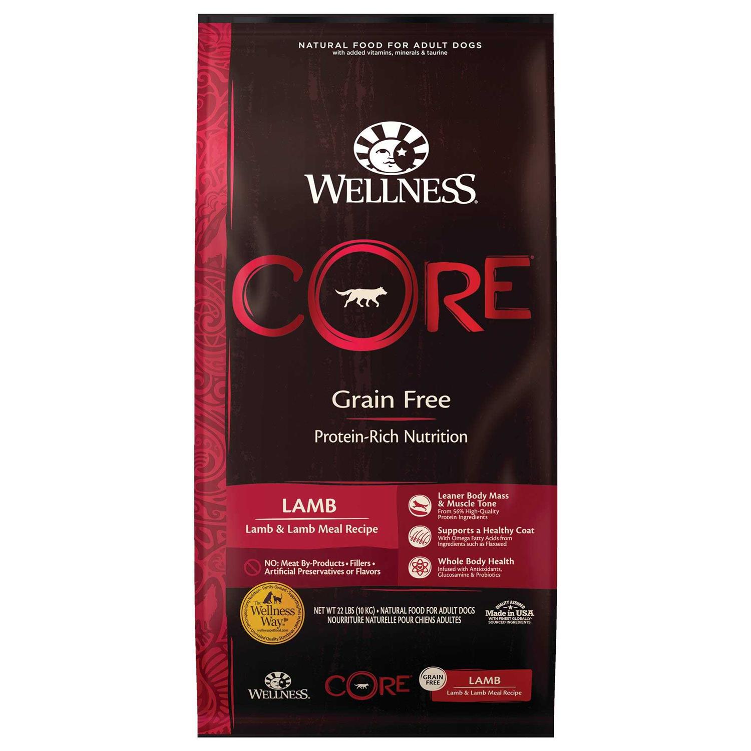 Wellness Core Natural Grain Free Lamb Dry Dog Food