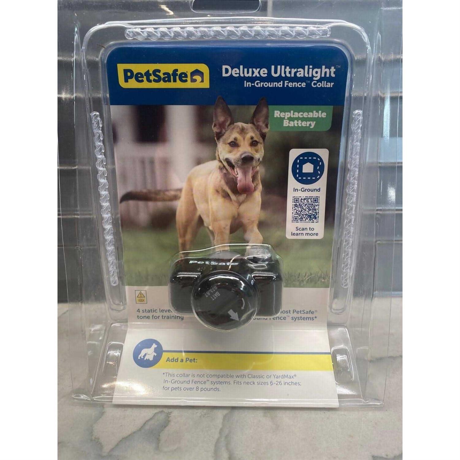 PetSafe Ultralight Pet Fence Receiver Waterproof with Tone and Static Correction Dog Collar