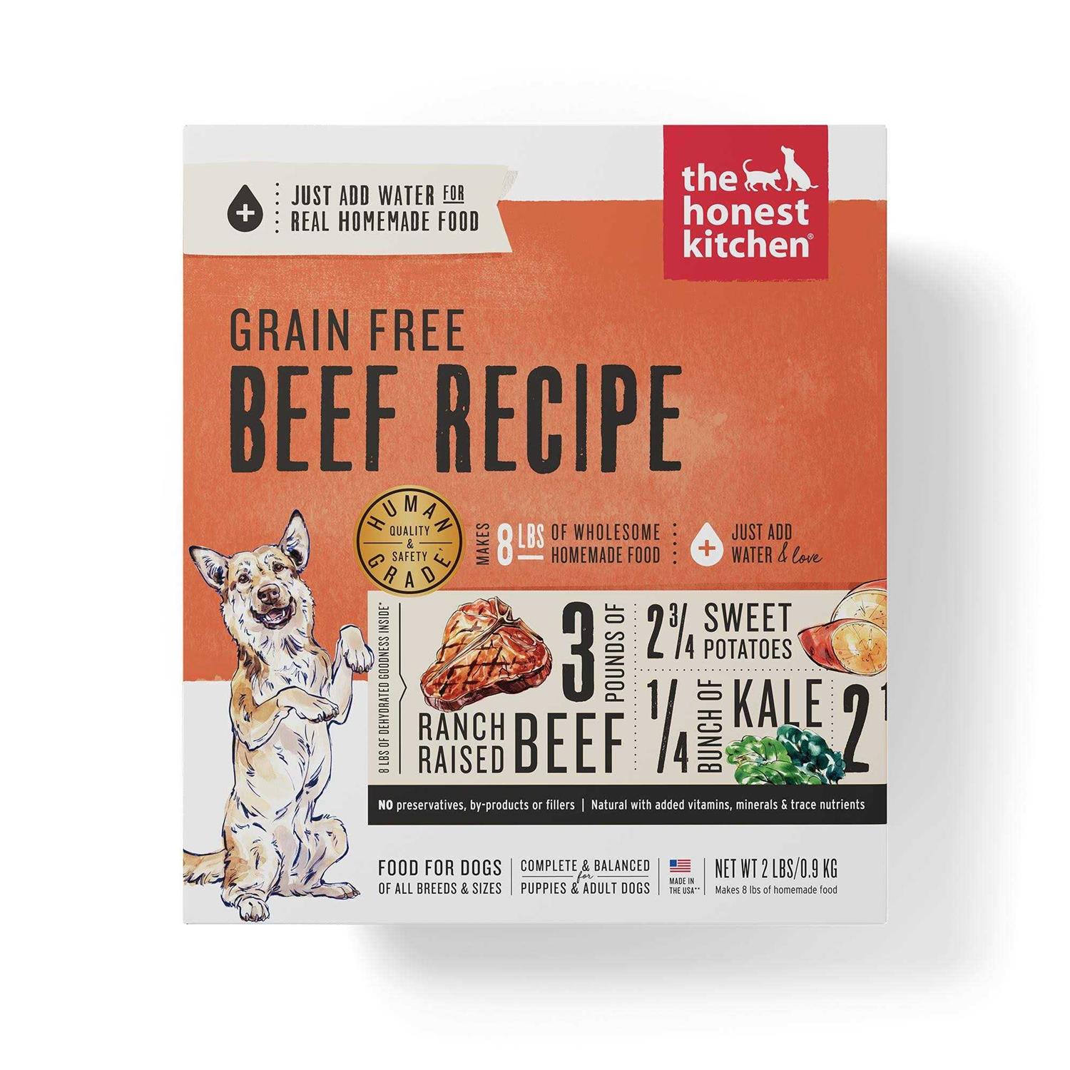 The Honest Kitchen Dehydrated Grain Free Beef Dog Food