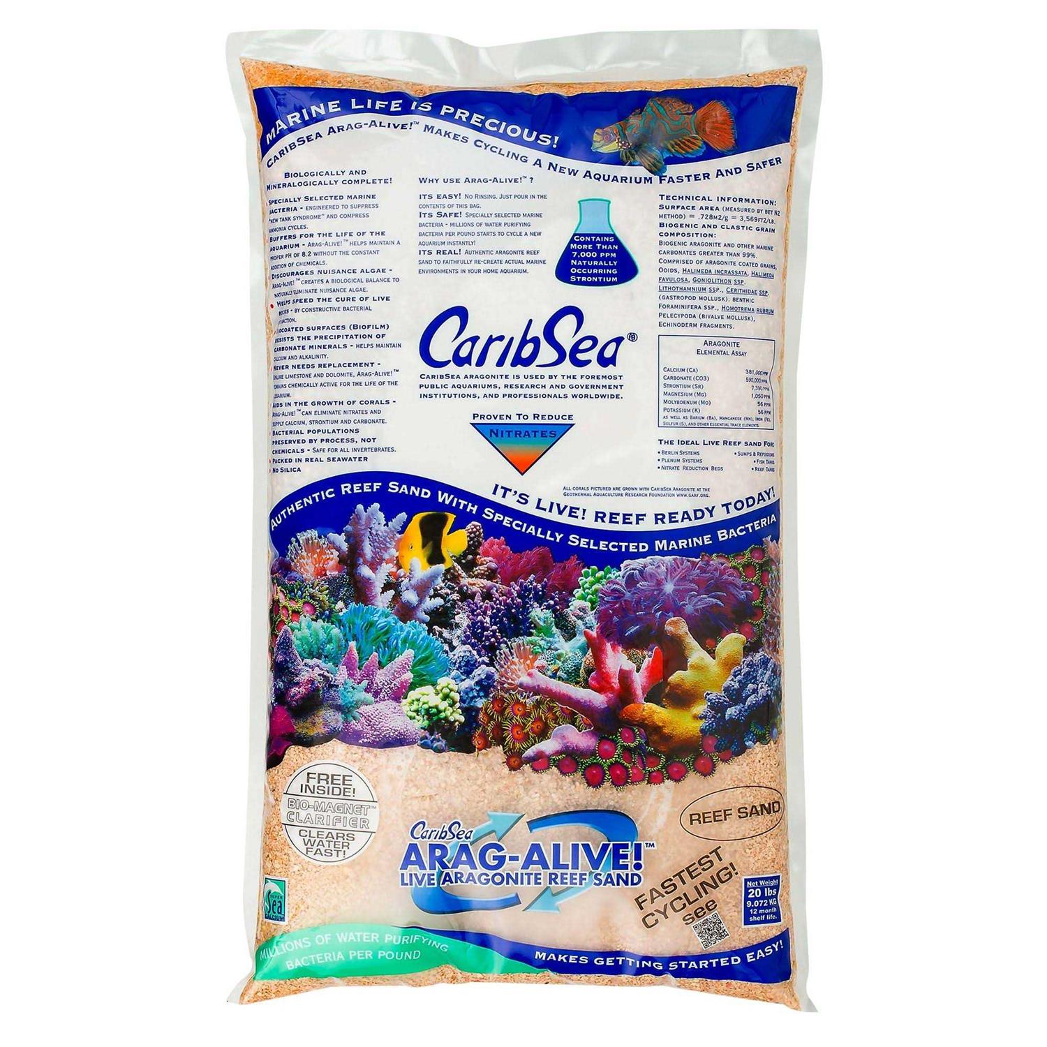 CaribSea Arag-Alive Special Grade Reef Sand