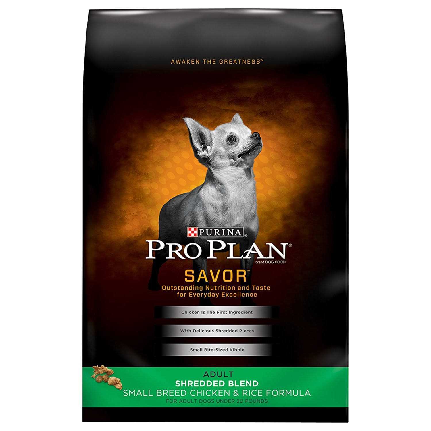 Purina Pro Plan Shredded Blend Small Breed Chicken & Rice Formula Dry Dog Food