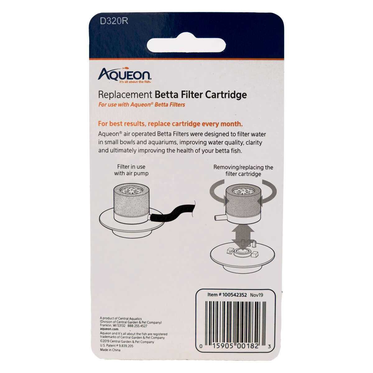Aqueon Betta Filter Cartridge Replacement