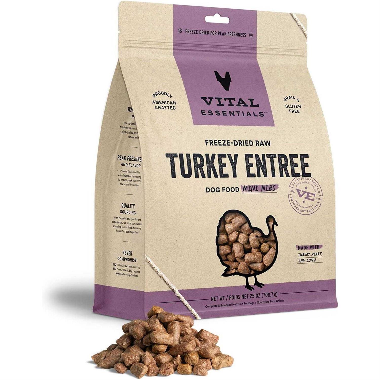 Vital Essentials Freeze-Dried Mini Nibs Dog Food