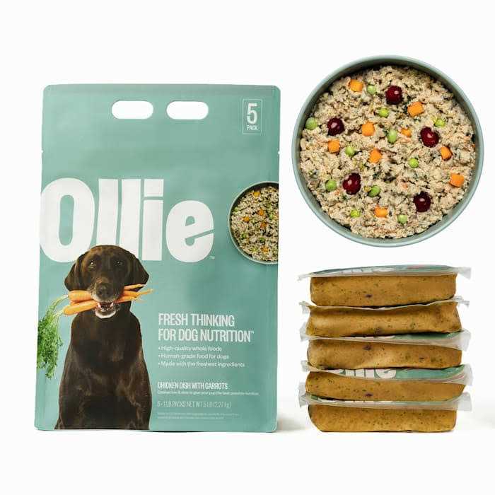 Ollie Chicken Dish with Carrots Fresh Frozen Dog Food