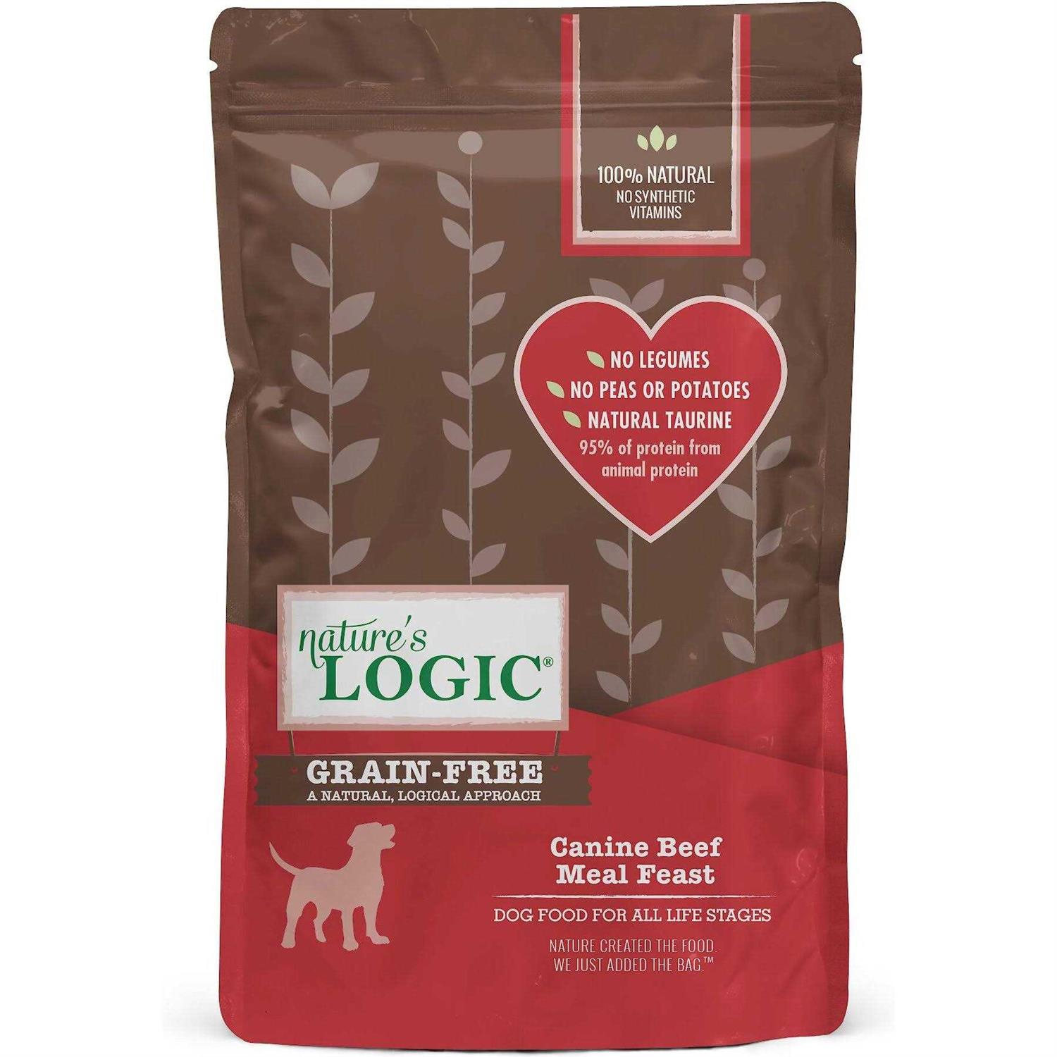 Nature’s Logic Canine Beef Meal Feast Grain-Free Dry Dog Food