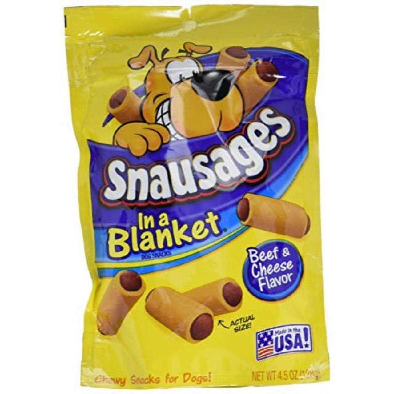 Snausages Dog Snacks In a Blanket