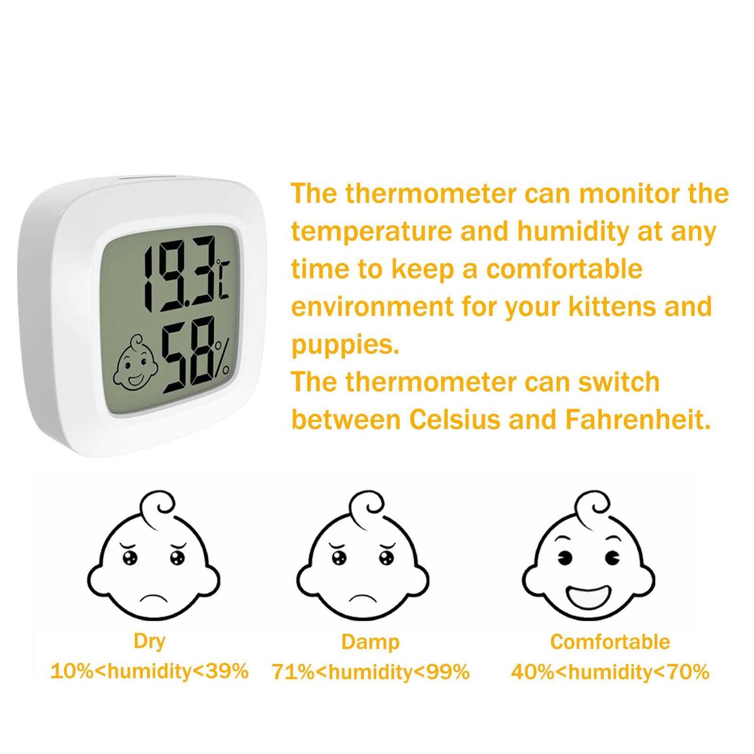 Puppy Incubator Incubator for Puppies with Puppy Bed Pad, Kitten Incubator with Whelping Collars, Puppy Feeding Tube for Puppies and Kitten