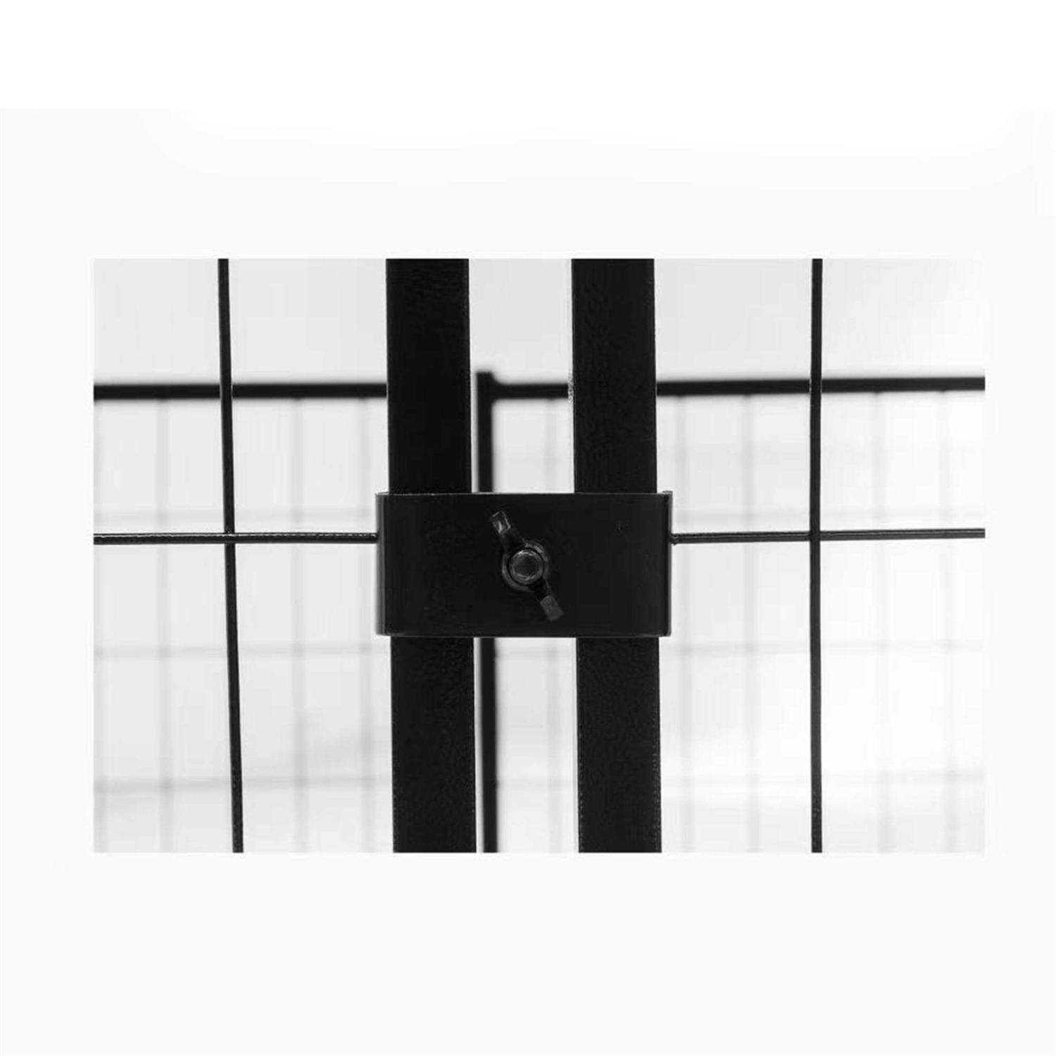 KennelMaster 52 in. x 4 ft. x 4 ft. Welded Wire Dog Kennel