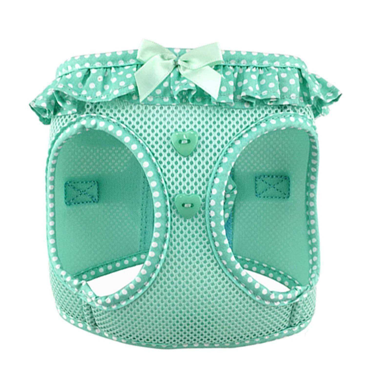 American River Choke Free Dog Harness Polka Dot
