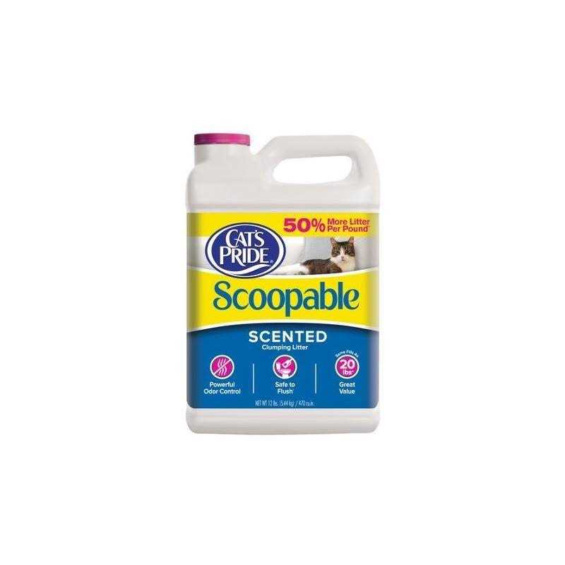 Cats Pride Scoopable Scented Lightweight Clumping Cat Litter