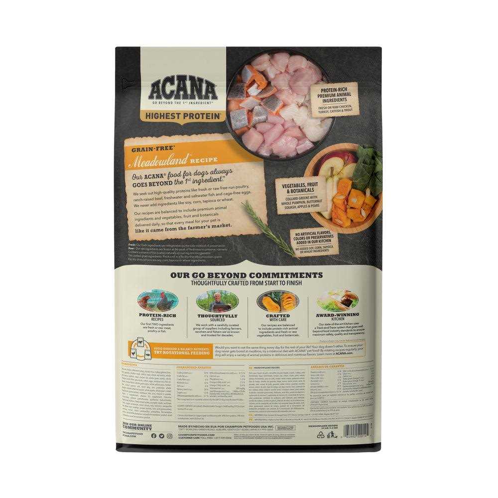 Acana Regionals Meadowland Dry Dog Food