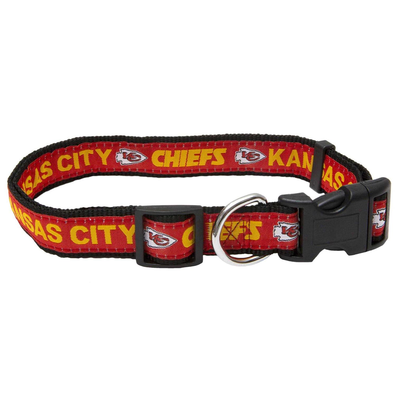 Pets First Kansas City Chiefs Dog Collar