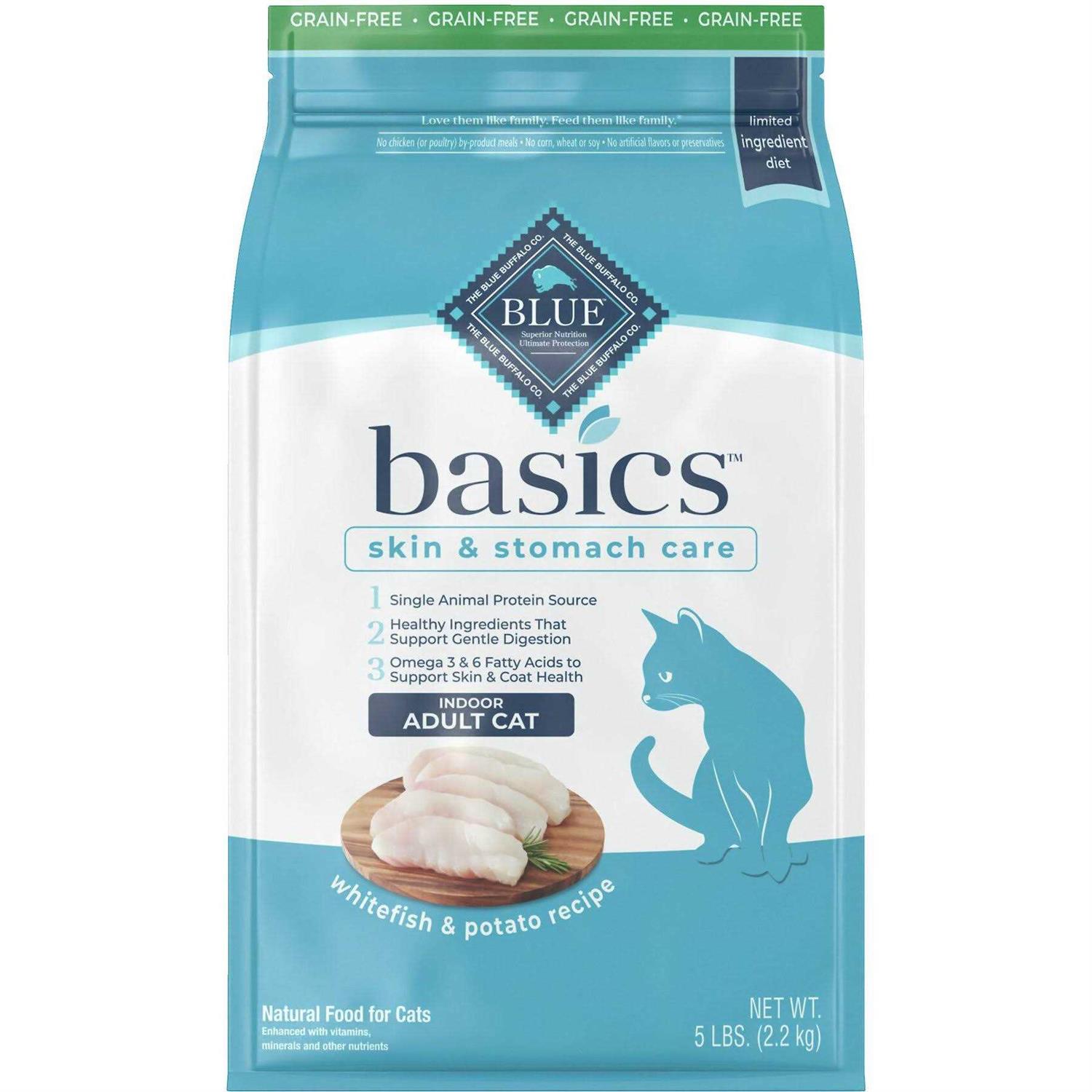 BLUE Basics Grain-Free Adult Indoor Dry Cat Food