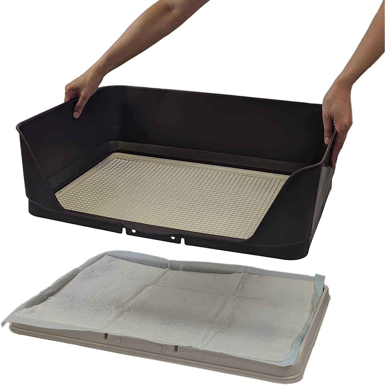 Richell PAW TRAX Splash Free Potty Pad Tray