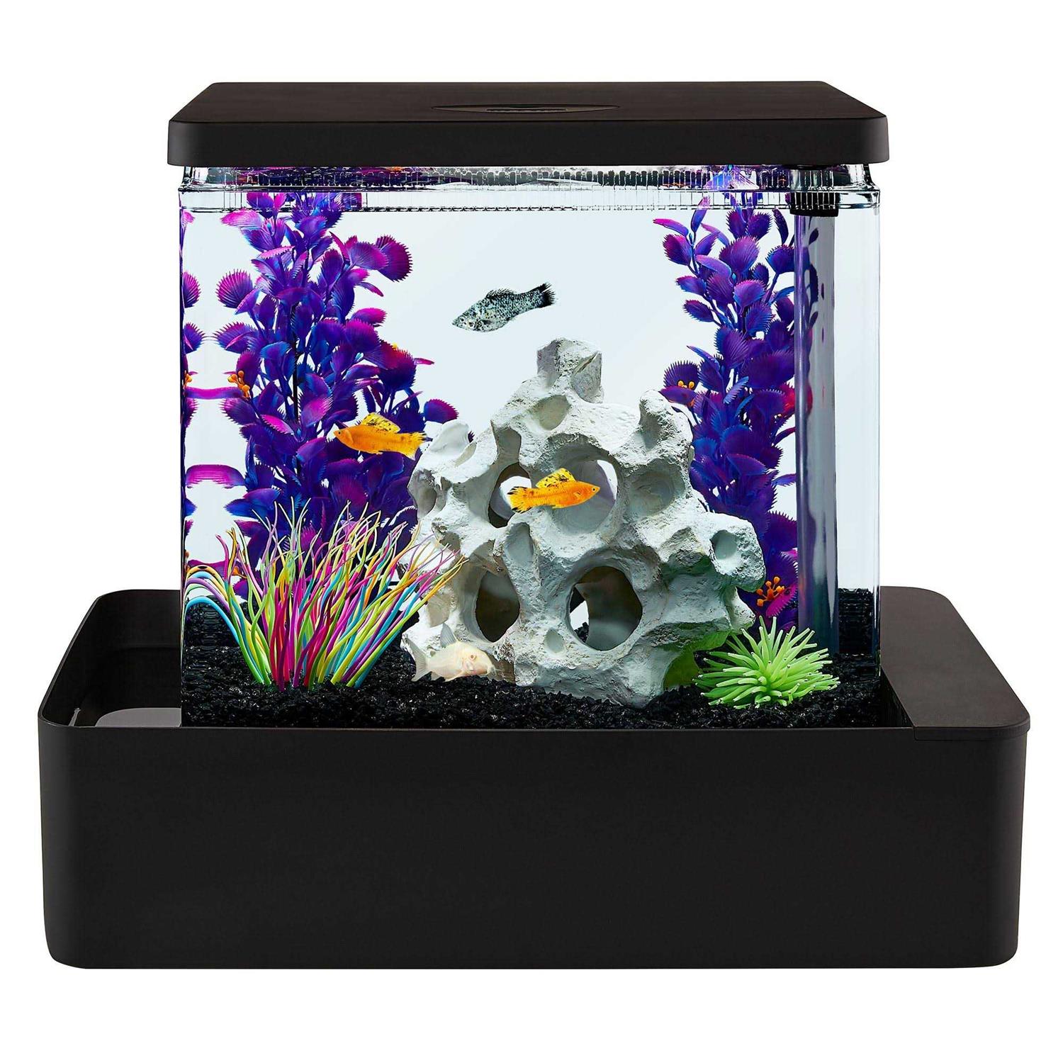 Top Fin Infinity Edge Waterfall Tank