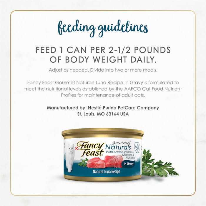 Fancy Feast Gourmet Naturals Tuna Recipe in Gravy Wet Cat Food