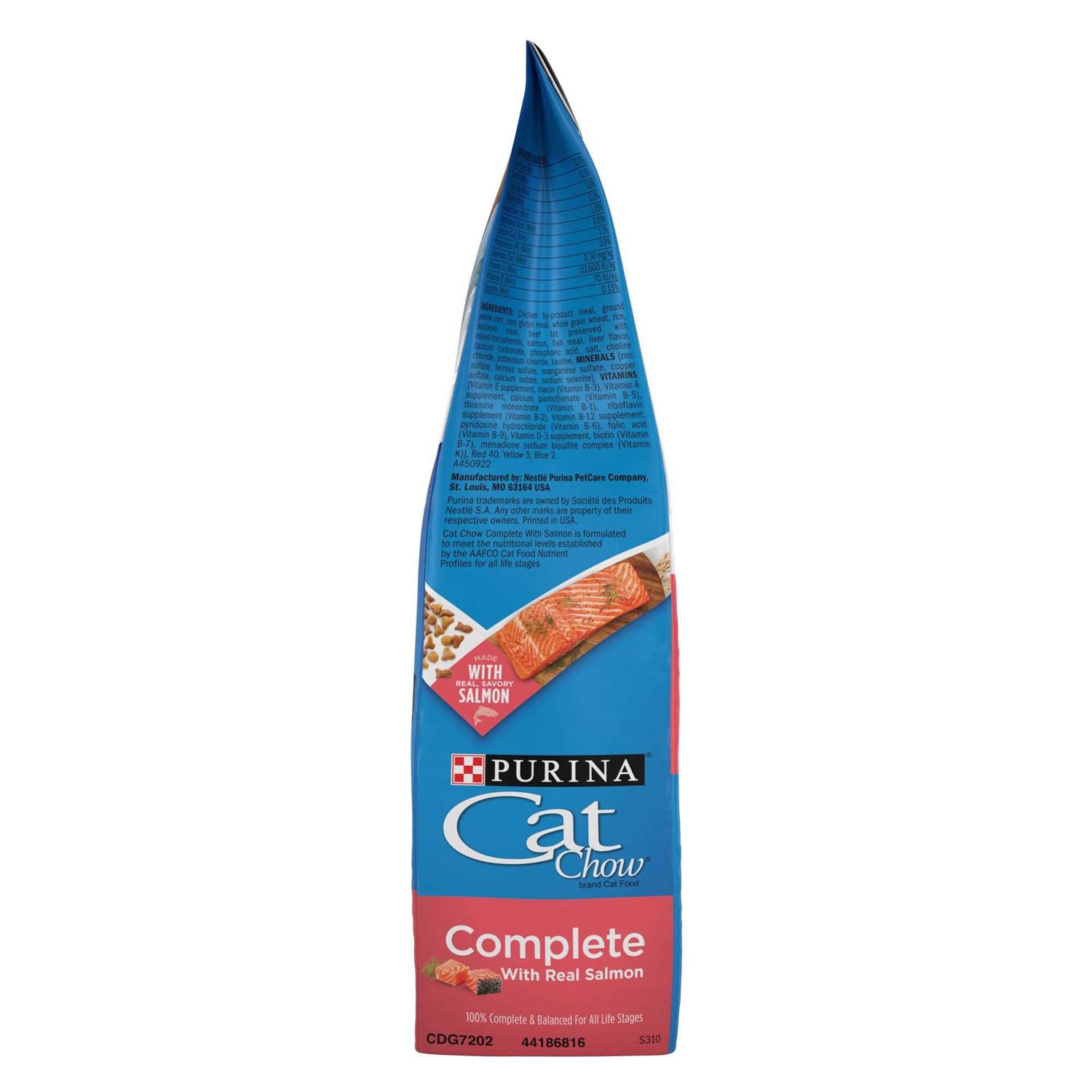 Purina Cat Chow Complete Salmon High Protein Dry Cat Food