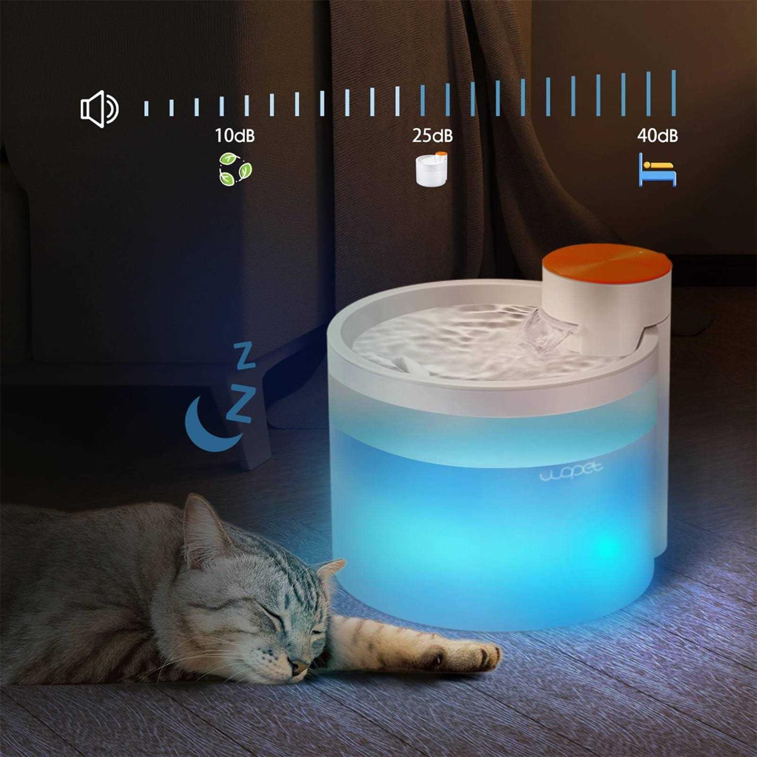 Wopet Pet Dog Cat Water Fountains Dispenser