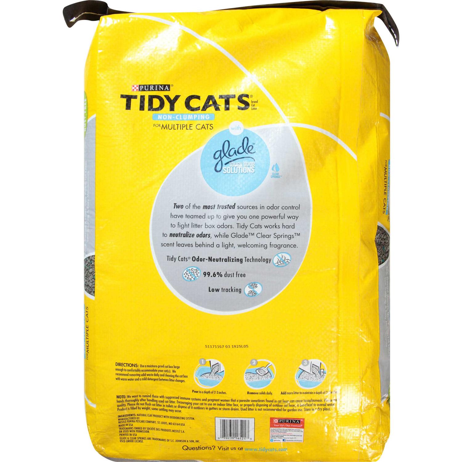 Purina Tidy Cats Non-Clumping Cat Litter With Glade