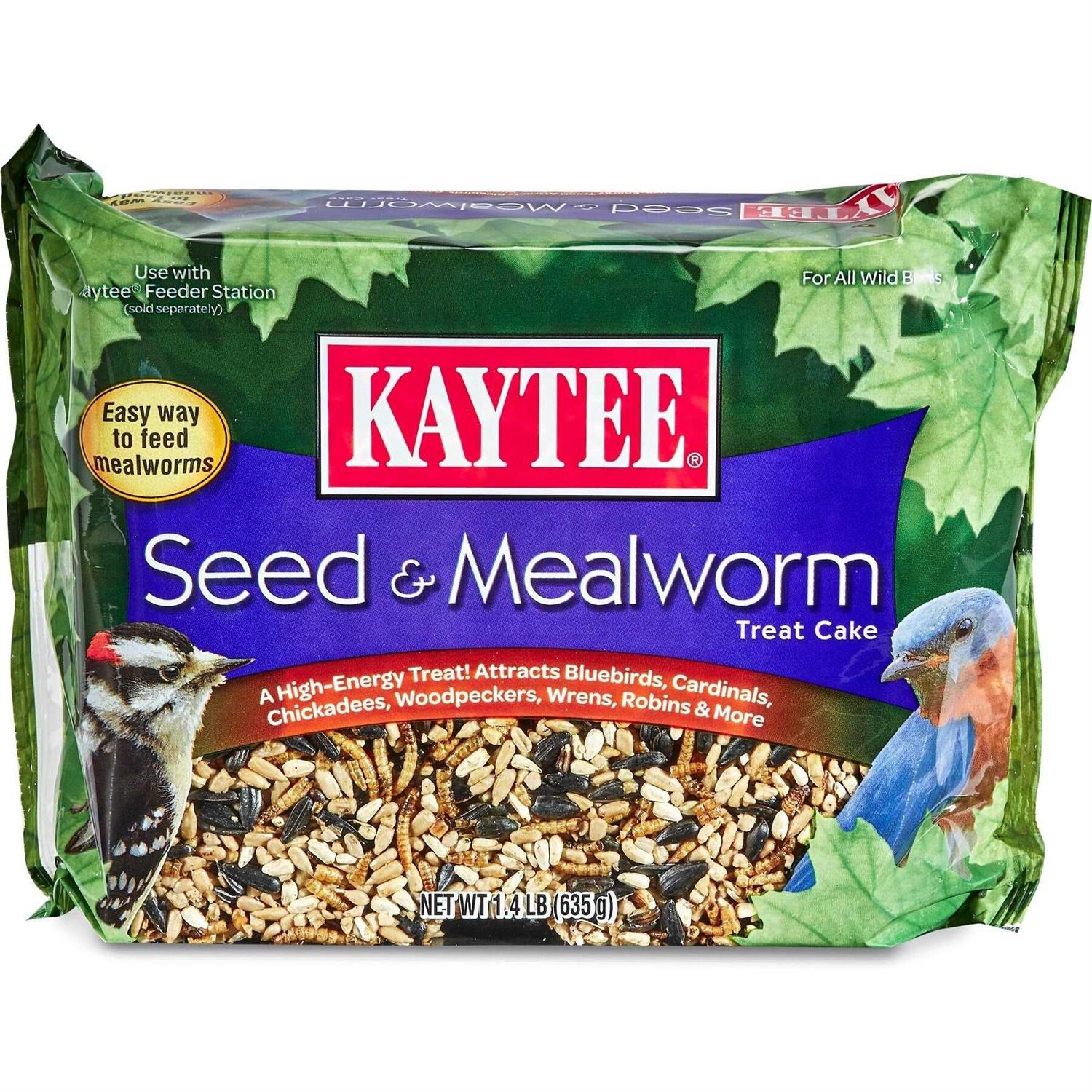 Kaytee Seed & Mealworm Cake