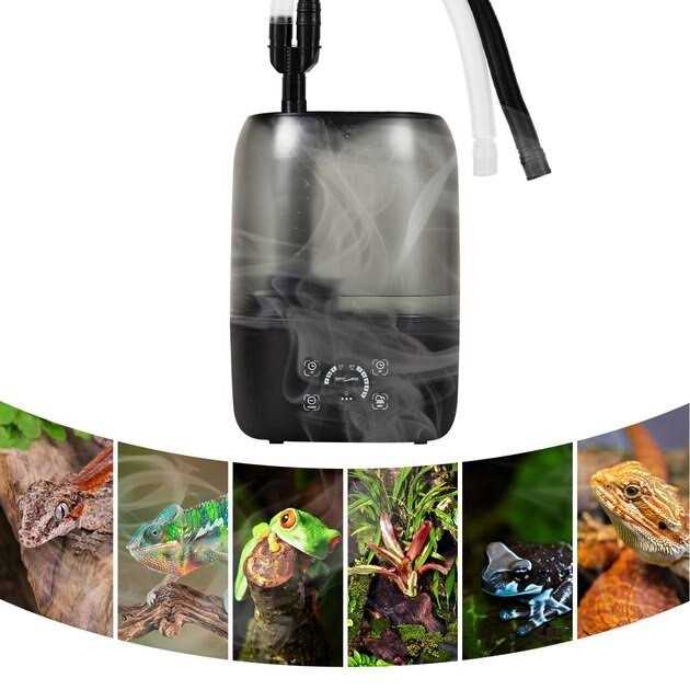 REPTI ZOO Digital Timing Reptile Terrarium Humidifier