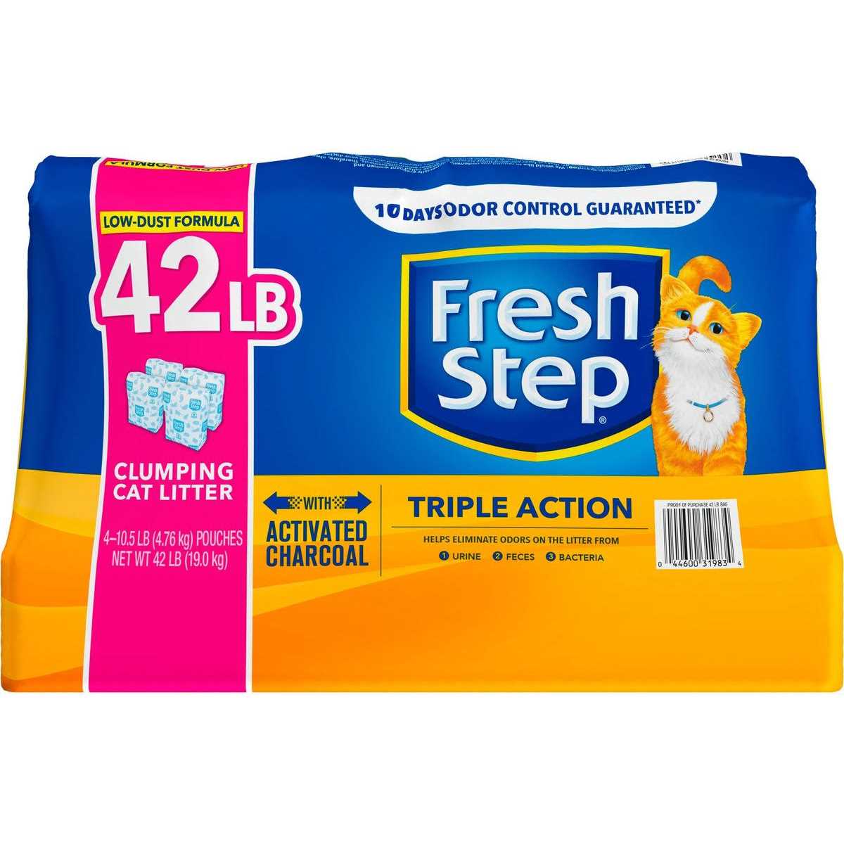 Fresh Step Clean Paws Triple Action Clumping Cat Litter