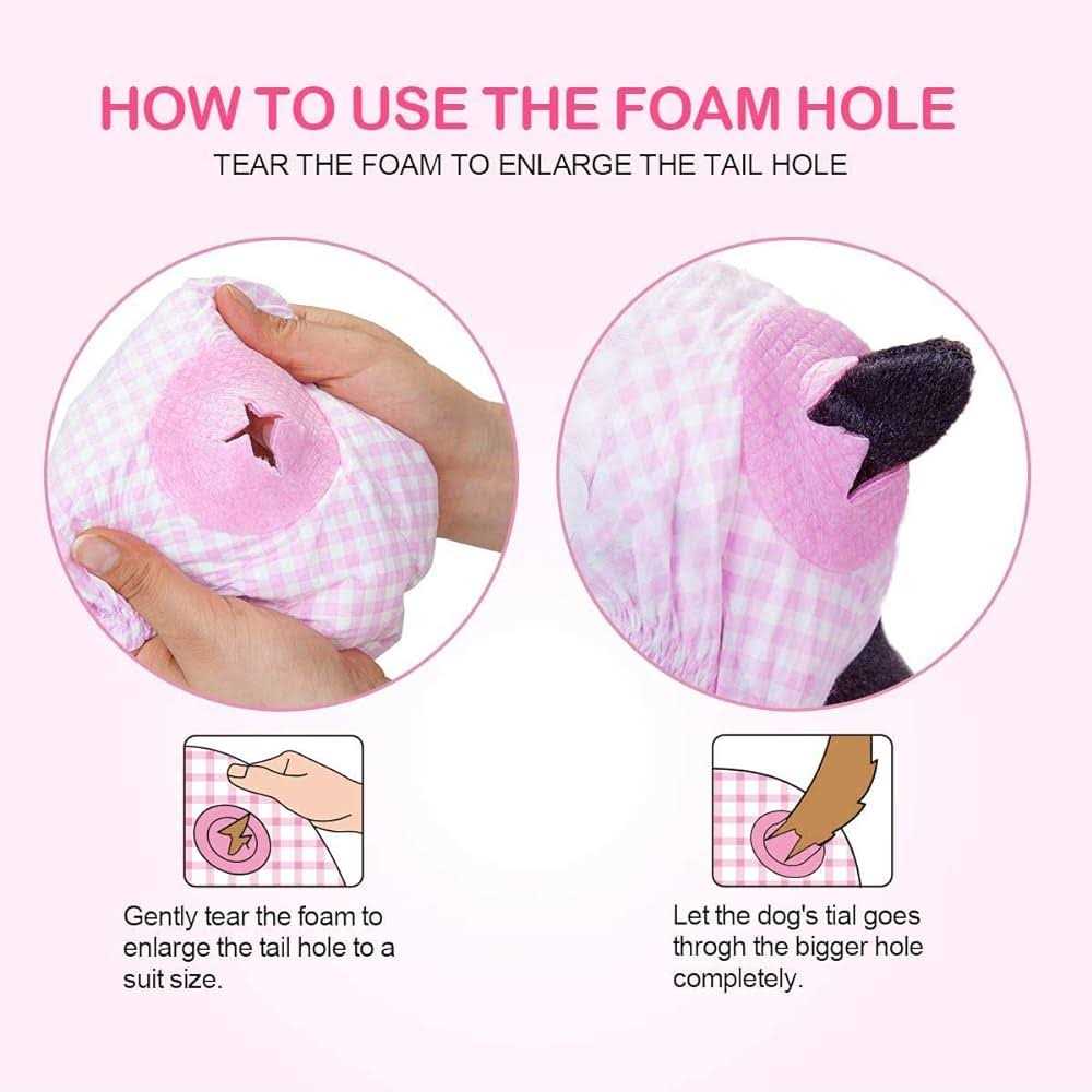 Pet Soft Dog Diapers Female Disposable Dog Diapers Cat Diapers for Female Cats