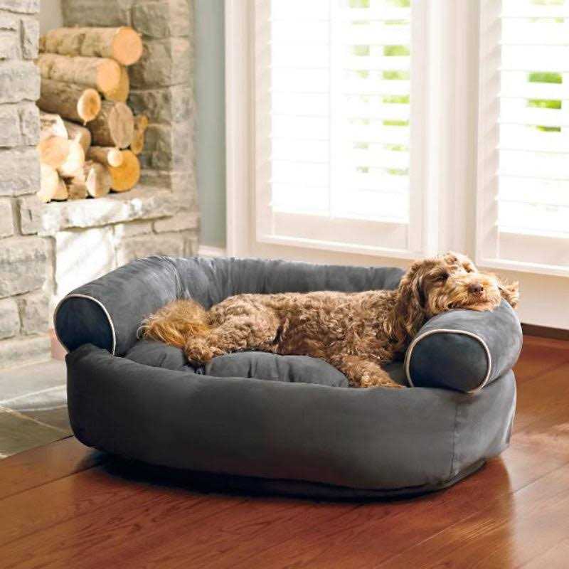PupsDream Calming Dog Sofa Size Orthopedic Anti-Anxiety Dog Couch