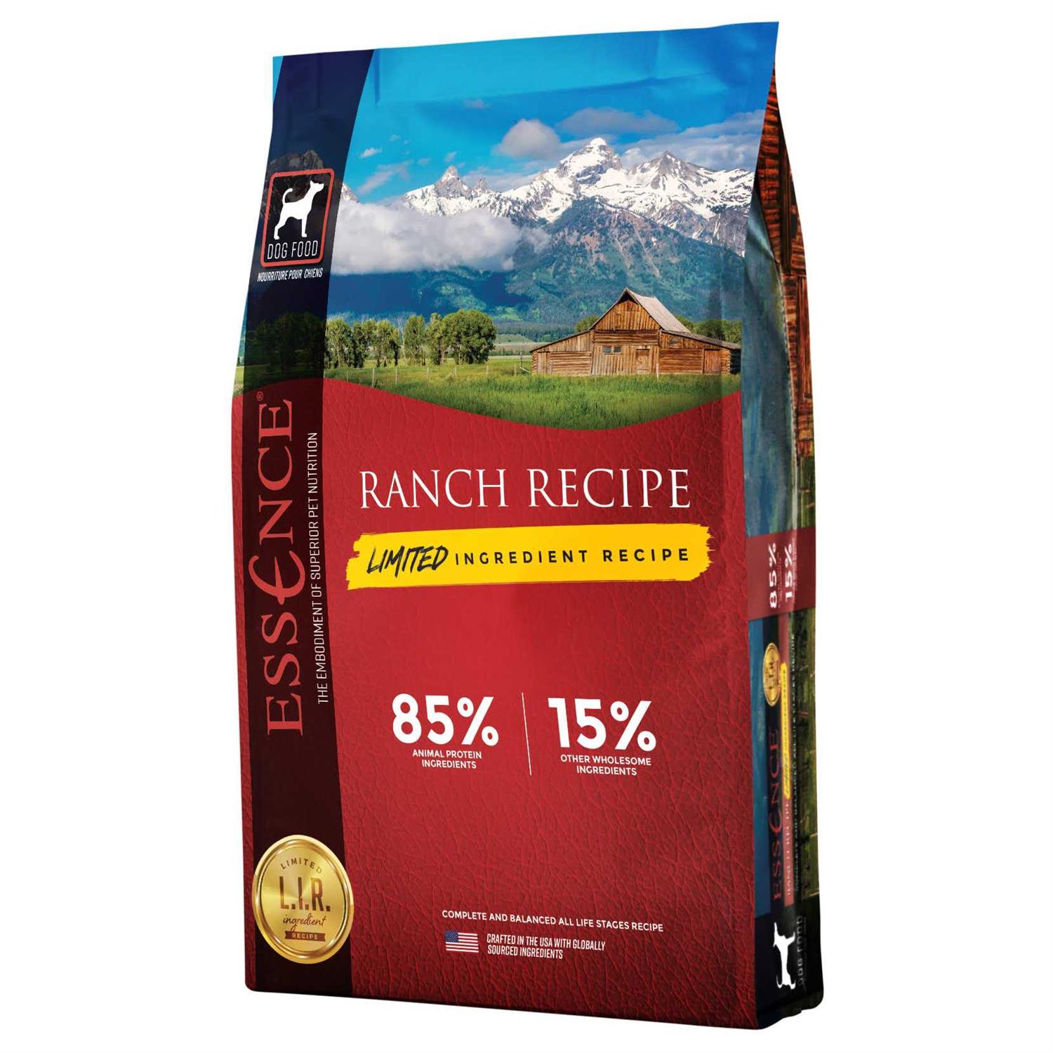 Essence Limited Ingredient Ranch Recipe Dog Dry Food