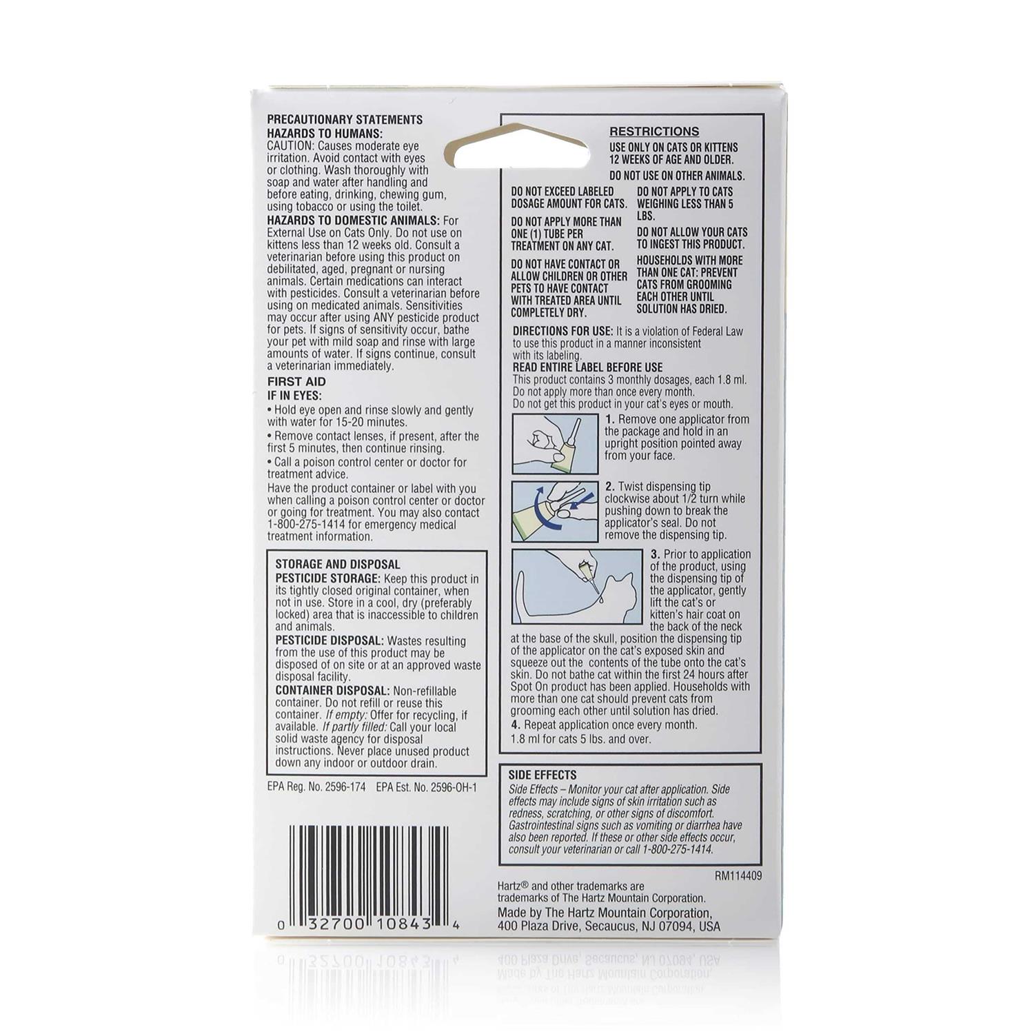 Hartz Ultraguard Pro Topical Flea & Tick Prevention For Cats